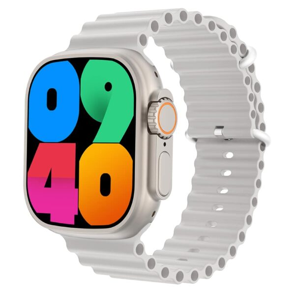 Reloj Inteligente Smartwatch 29 Ultra + Gold – Malla Ocean Blanca + Malla Deportiva Azul - Imagen 4